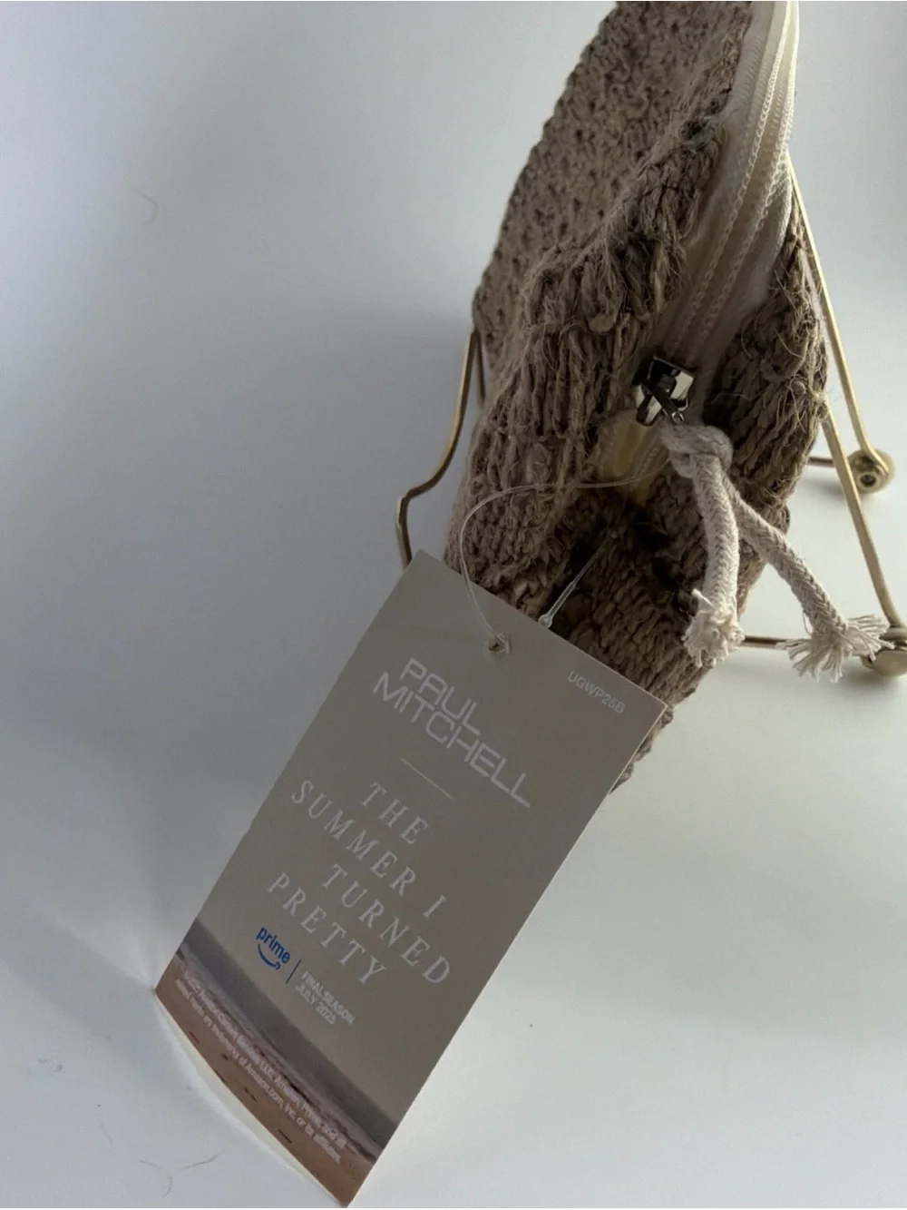 Make Up Bag by Paul Mitchell limited edition in Tan